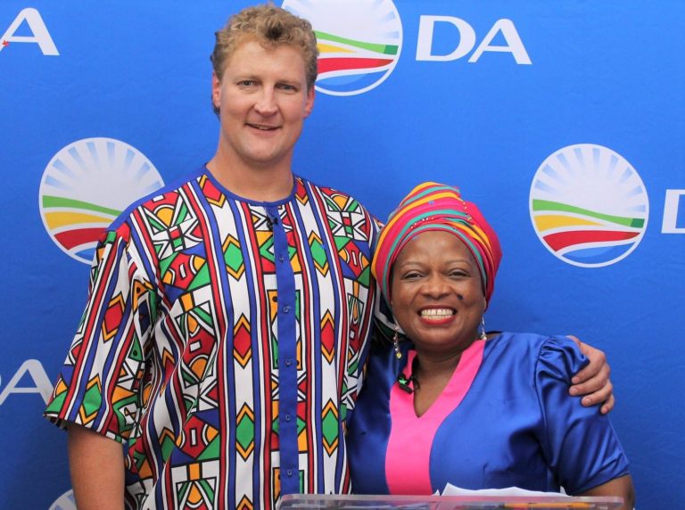 Bosman Grobler and Jane Sithole.