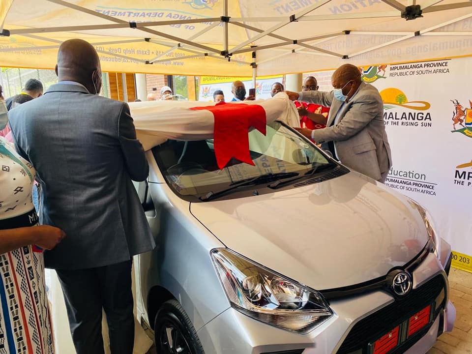 PHOTOS | Top matriculant gets a new ride and other goodies