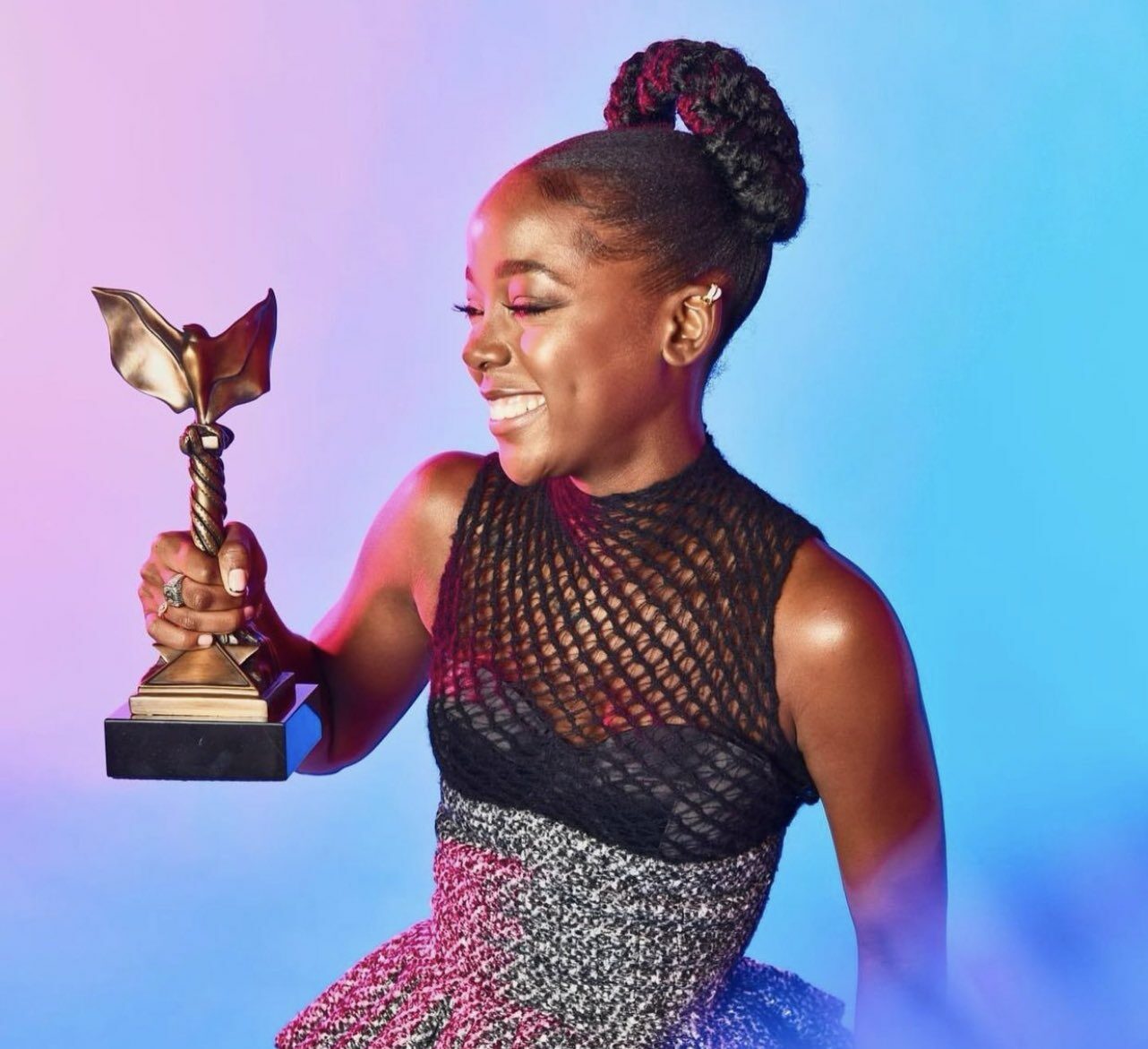 Thuso Mbedu wins Spirit Award for American series role