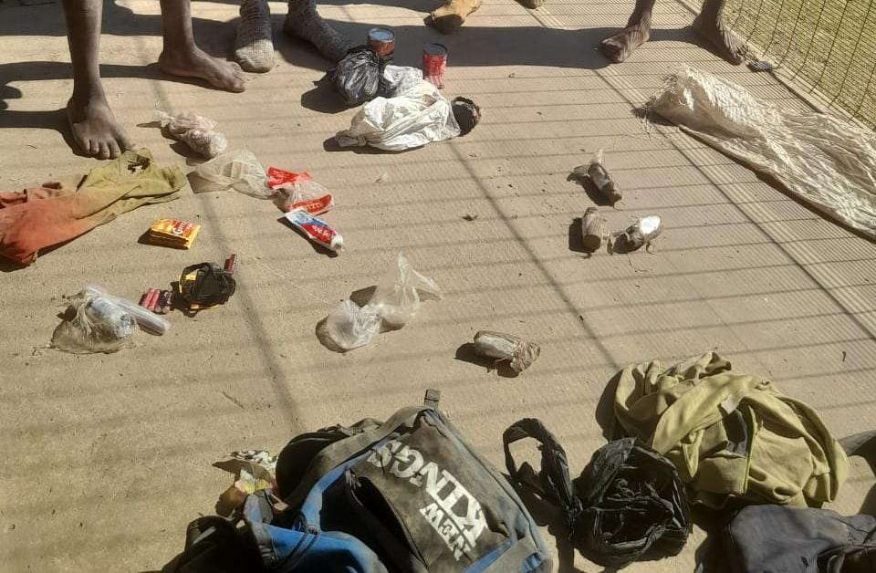 Six people arrested and explosives seized